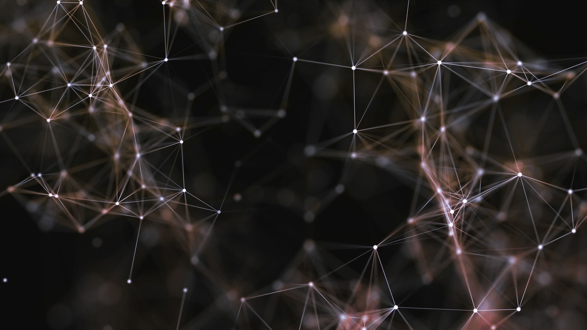 3D rendering of abstract forms of plexus